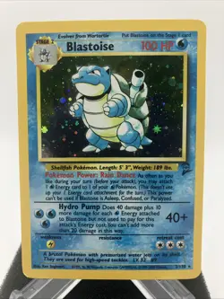 Pokemon 1999 Base Set 2 Blastoise Holo Rare 2/130 - Image 1