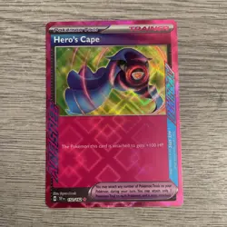 Hero's Cape 152/162 - Temporal Forces ACE SPEC Rare Pokemon TCG - Near Mint - Image 1