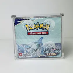 Pokemon Chilling Reign Booster Box 36 Packs New Factory Sealed + Acrylic Case - Image 2