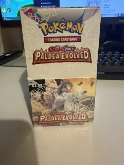 Pokemon TCG - Paldea Evolved Half Booster Box (18 Packs) - Sealed - Image 4
