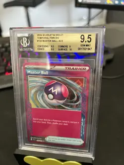 2024 Scarlet & Violet Series - Temporal Forces Master Ball #153 Ace Spec - Image 1