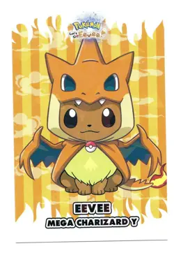 Pokemon Lets Go Eevee Database Set * MEGA CHARIZARD Y * Poncho-CRACKED ICE Holo - Image 1