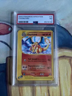 2002 POKEMON EXPEDITION - CHARIZARD NON-HOLO 39/165 - PSA 7 - Image 1