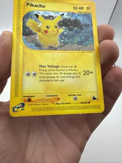 2003 Pokemon Skyridge - Pikachu 84/144 - Non Holo LP - Image 3
