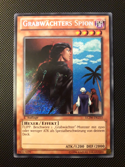 Yu-Gi-Oh! Grabwachters Spion, LCJW-DE255, SCR, 1. Auflage, Deutsch, NM-M - Image 1