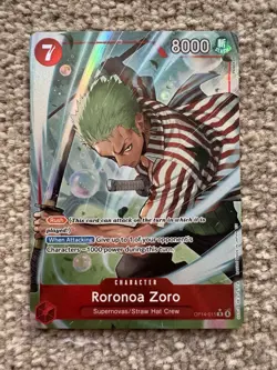 One Piece Roronoa Zoro OP14-015 Alternative Art - Image 1
