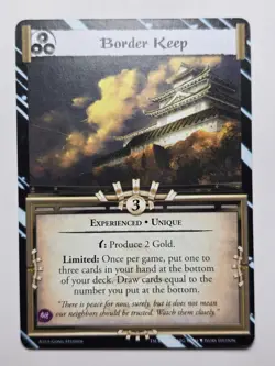 Border Keep Ivory Arc Promo L5R Legend of the Five Rings ccg NM Near Mint card - Image 1