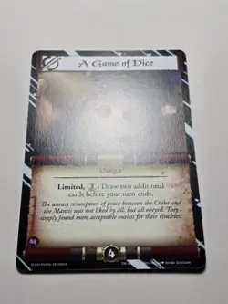A Game Of Dice Ivory Arc Promo Legend of the Five Rings ccg L5R NM 👐DRAW CARDS - Image 2