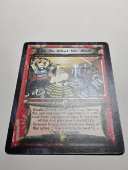 To Do What We Must (Anvil Of Despair) NM Legend the Five Rings L5R vintage card - Image 2