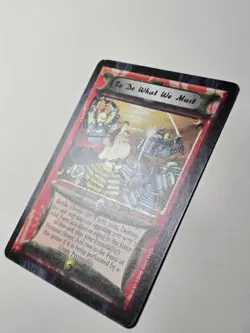 To Do What We Must (Anvil Of Despair) NM Legend the Five Rings L5R vintage card - Image 3