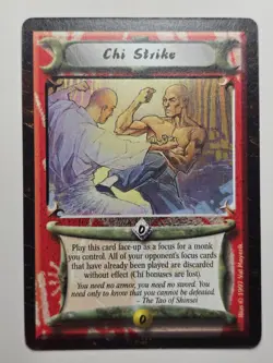 Chi Strike (Time of the Void) NM+ Legend Five Rings L5R Near Mint card ToV - Image 1