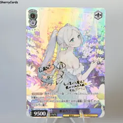 6×Frieren Beyond Journey's End Doujin Card Goddess Stroy Waifu Custom Holo - Image 3