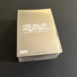 Yu-gi-oh! Tcg 96kt Vintage Trading Card Game Sleeves Silver 50 Count Pre Owned! - Image 1