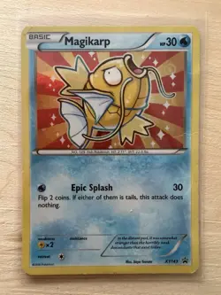 Pokemon TCG Magikarp XY143 Holo Promo Card - Image 1
