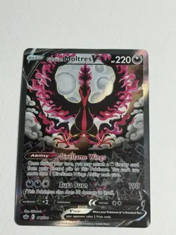 Galarian Moltres V 177/198 Chilling Reign Alternate Art HP Pokemon Card - Image 1