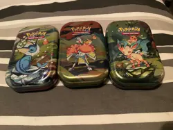 🔥 Pokemon Mystery Mini Tin Bundle - Packs/SAR*/EX/Holo 40+ Cards inside! 🔥 - Image 1