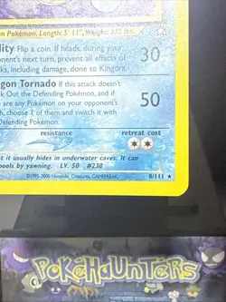 Pokemon Card Kingdra 8/111 1st Edition Holo Rare Neo Genesis WOTC Swirl NM - Image 4