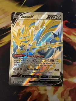 Zacian V (Shiny) SWSH292 SWSH: Sword & Shield Promo Cards Holo - Image 1