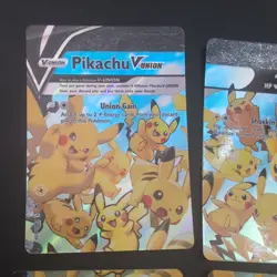 2021 Pikachu V-Union 4-card set Black Star Promo card SWSH139 SWSH142 Pokemon - Image 5