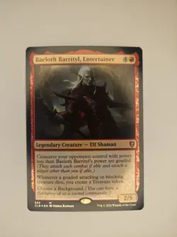 Baeloth Barrityl, Entertainer Commander Legends: Battle for Baldur's Gate Foil - Image 1