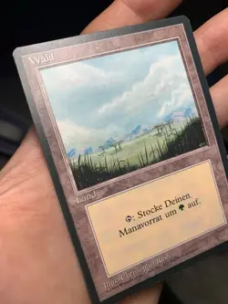 German FBB • Misprint Wald "Forest Plains" • NM / Unplayed • Mtg (13) - Image 2