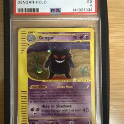 2002 POKEMON EXPEDITION #13 GENGAR-HOLO PSA 5 - Image 3