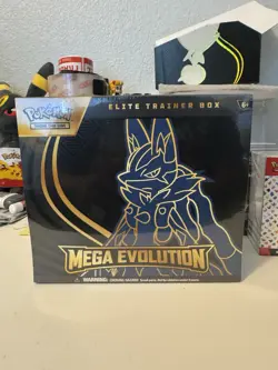 Pokemon TCG Mega Evolution Lucario Elite Trainer Box ETB NEW FACTORY SEALED - Image 1