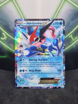 Pokemon Ash-Greninja EX XY133 Black Star Promo Collection Box Holo Rare MP - Image 1