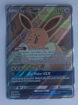 Pokemon TCG Eevee GX (Full Art) SM233 Sun & Moon Black Star Promo ULTRA RARE - Image 3