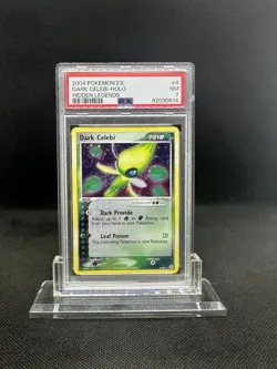 2004 Pokemon EX Hidden Legends Dark Celebi 4/101 Holo PSA 7 NEAR MINT Swirl 🌀 - Image 1