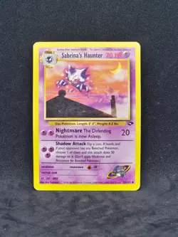 Pokemon Gym Challenge Sabrina’s Haunter 55/132 (MP) - Image 1