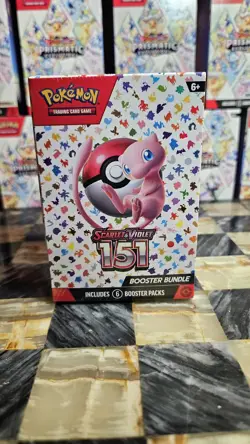 Pokemon Scarlet Violet 151 Booster Bundle 6-Pack, Factory-Sealed Box - Image 1