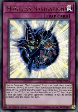 Magician Navigation - Ultra Rare 1st Edition LEDD-ENA29 - NM - YuGiOh - Image 1
