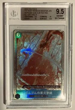 One Piece RED ROC Alt Art OP04 BGS 9.5 - 2024 “The Best” Premium Booster Foil🏰 - Image 1