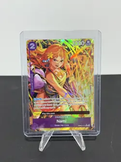 Nami PRB02-012 THE BEST VOL. 2 Alternate Art Parallel One Piece TCG ENGLISH NM - Image 1