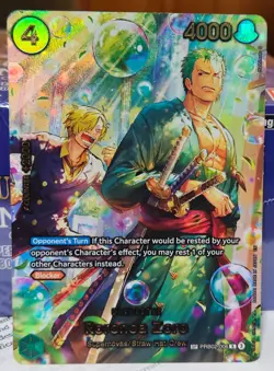One Piece CCG Roronoa Zoro PRB02-006 OP14 The Azure Sea’s Seven Special - Image 1