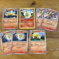 Pokemon TCG Ninetales Bundle X7 Cards - Image 1
