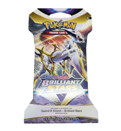 Pokemon TCG Booster Pack Sword & Shield Brilliant Stars New Sealed 10 Cards - Image 1