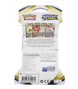 Pokemon TCG Booster Pack Sword & Shield Brilliant Stars New Sealed 10 Cards - Image 2