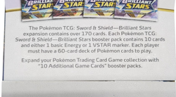 Pokemon TCG Booster Pack Sword & Shield Brilliant Stars New Sealed 10 Cards - Image 4