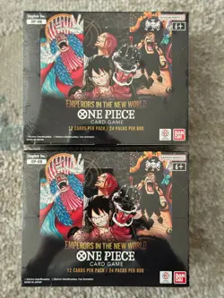 2 x One Piece Card Game OP-09 Emperors in the New World Booster Box English - Image 1