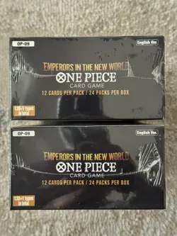 2 x One Piece Card Game OP-09 Emperors in the New World Booster Box English - Image 4