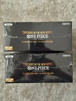 2 x One Piece Card Game OP-09 Emperors in the New World Booster Box English - Image 5