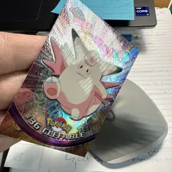 Topps Chrome: Spectra Pokemon Clefable Card #36 - Image 4