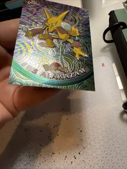 Pokemon #65 Alakazam Card Foil Holo Topps Chrome 2000 TV Animation Series 1 - Image 4