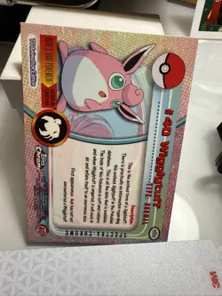 Pokemon Card - 2000 Topps Chrome Series 1 Wigglytuff #40 Holo Foil - Image 3