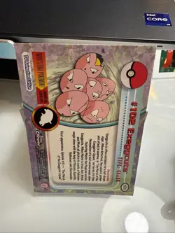 Pokemon #102 Exeggcute Card Topps Chrome 2000 TV Animation Edition - Image 2