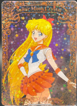 Venus Minako Aino Mina Sailor Moon Vintage Crystal Cards Prism TCG Japan - Image 1