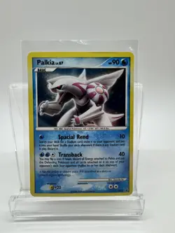 Palkia DP27 Black Star Promo Holo Diamond & Pearl Pokemon Card 2008 Corner Swirl - Image 1