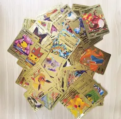 ●Rare GX Golden 100 Cards Pack, TCG Card Box for Kids, Includes Assorted Rare - Image 2